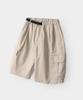 INDUST Washed Belted Double-Puck Cargo Shorts_3 Colors