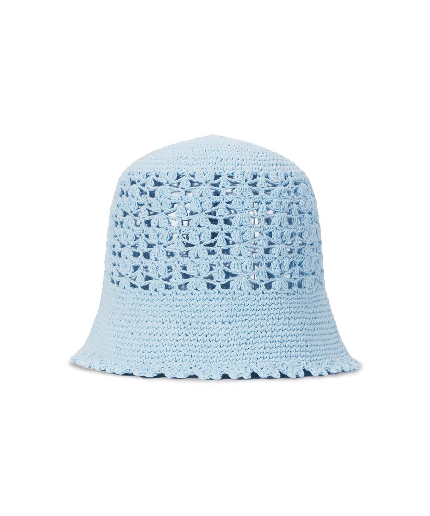 Bajal Va Plate Crochet Bucket Hat Sky