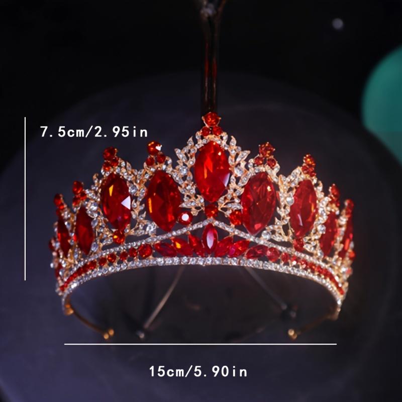 Bridal Headdress European Style Hair Accessories Zircon Diamond Crown Princess Crown Headdress Wedding Dress Accessories