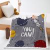 Space Space Print Thickened Lamb Wool Nap Blanket Blanket