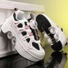 Boys/Girls Skate Roller Shoe Four-wheel Dual-use Roller Skates Double Row Walking Shoes Roller Skates Boys Skate Shoes Girl Skate Shoes