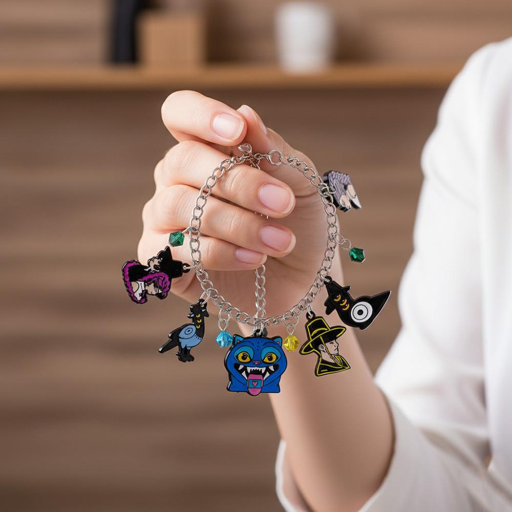 Kpop Dæmonjægere Tegnefilm Armbånd Med Legeringsperler Til Gavegivning Og Daglig Brug