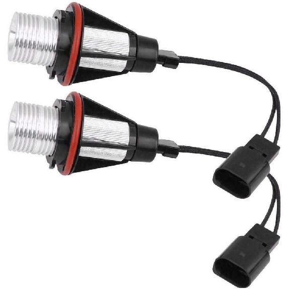 2Pcs 5W White LED Angel Eyes Halo Ring Marker Lights Bulb Error Free Compatible With BMW 5 6 7 Series E39 E60 E63 E64 E65 E66 E83 M5 X3 X5 E53