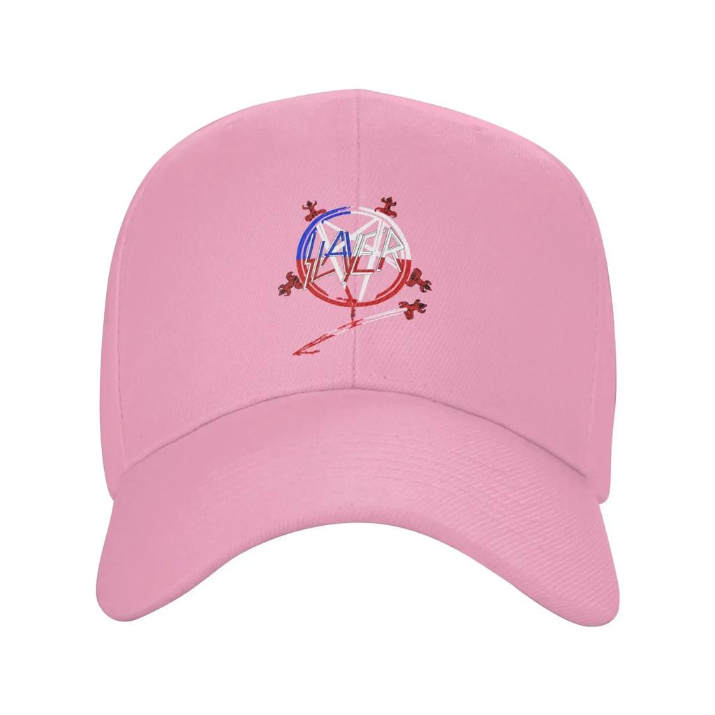 Personalized Red Logo Heavy Metal Rock Slayers Baseball Cap Outdoor Unisex Womens Adjustable Band Dad Hat Spring