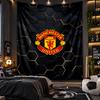 Wall Hanging Tapestry Manchester United FC Print Cloth for Living Room Bedroom Home Decor