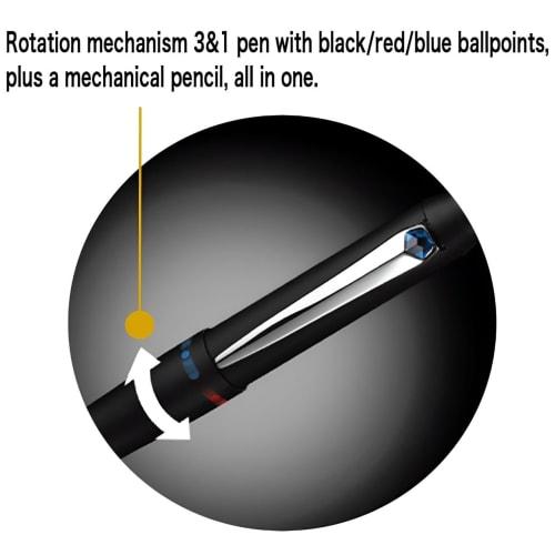 Mitsubishi Pencil Multi-Function Pen Jet Stream Prime 3&1 0.5 Dark Navy Easy to Write MSXE4500005D.9