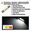 4x HID White 5050 3-SMD 31mm 6641F Fuse LED Bulb Mirror Light Sun Visor Lamp Auto Accessories Universal Car Tuning Durable