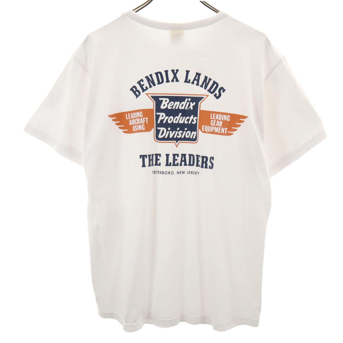 

Buzz Rickson s Made in USA Short sleeve T-shirt XL Back print Men s Used