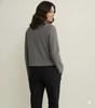 Suede Gray Lambskin Leather Party Women Handmade Causal Genuine Motorcycle Jacket