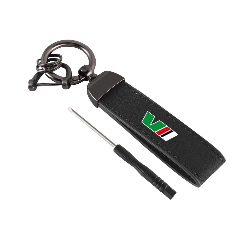 Car Keychain Suede Leather Car Keyrings Auto Accessories For Skoda Rapid Scala Kodiaq Fabia Kamiq Karoq Octavia A5 Superb S VII fxdj44