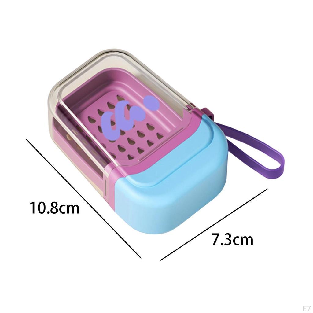 Travel Soap Box Outdoor Container Soaps Storage for Shower Hiking Portable Holder Bathroom
