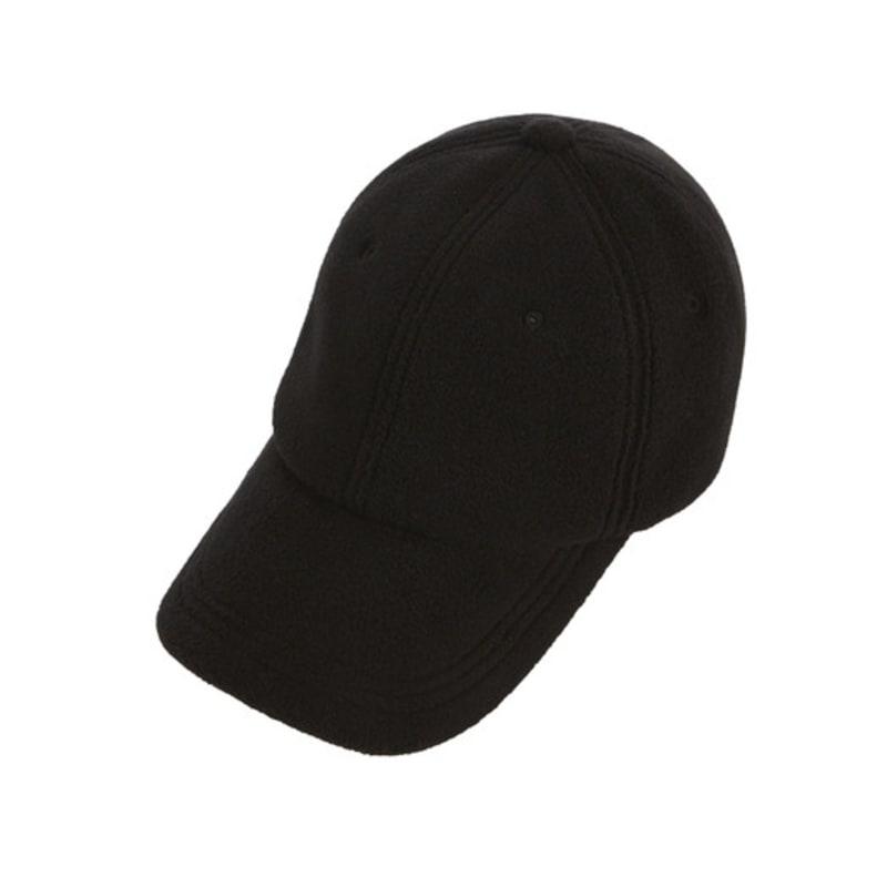 VARZAR Soft Overfit Fleece Ball Cap Black