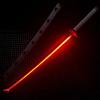 104cm Demon Slayer Wooden Knife with Light Tomioka Giyuu Glowing Katana Cosplay Kamado Tanjirou Katana with Sheath Boys Gifts