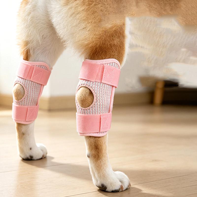 Pet Knee and Elbow Joint Protector Anti-Wear Leg Joint Support Cover with Strong Support and Breathable Dog Leg Guard
