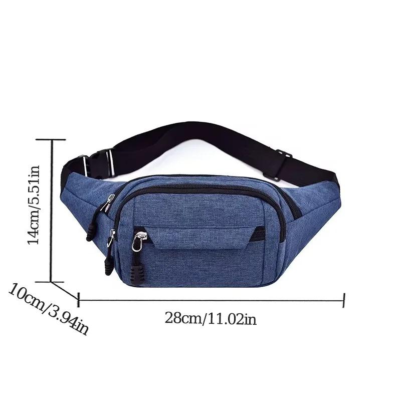 Men's Shoulder Bag Fashion Simple Large Capacity Multi-function Men's Chest Bag Designer Models Men's Crossbody Bag