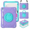 IPad 10.2 Case 10th/11th A16 Cover With Strap Shockproof Full Body Protective Shell Rotating Stand Wrist Crossbody