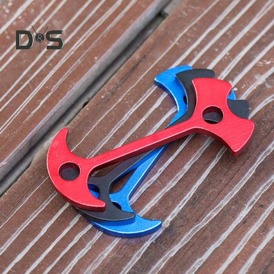 Fishbone Desk Tent Stake Heavy Duty Aluminum Alloy Outdoor Garden Camping Tarp Canopy Awning Windproof Board Plank Board Floor Spike Tent Peg