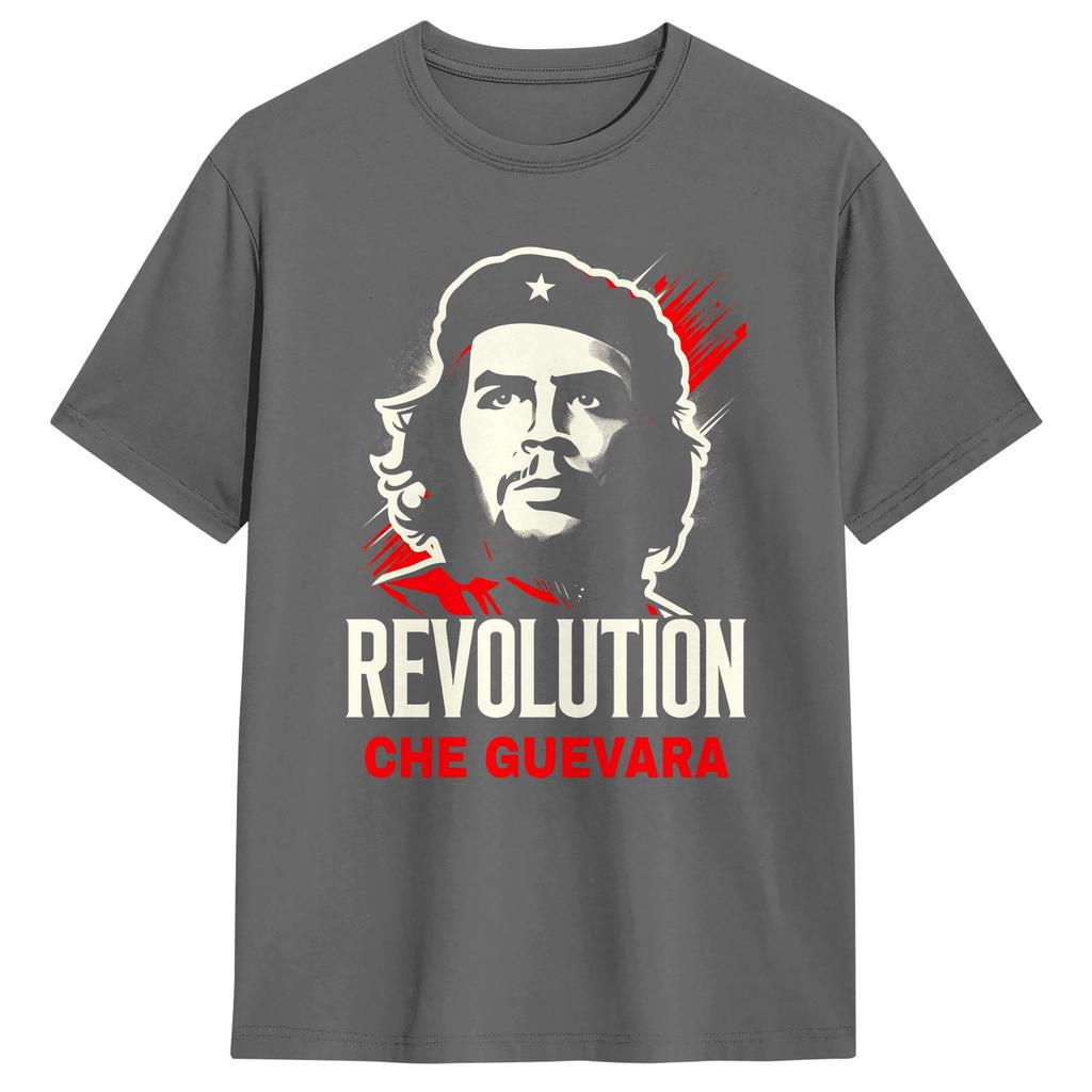 Che Guevara T Shirt Beach Harajuku T Shirts Pure Cotton ONeck Oversized Top Tees Short Sleeve Vintage Tshirt