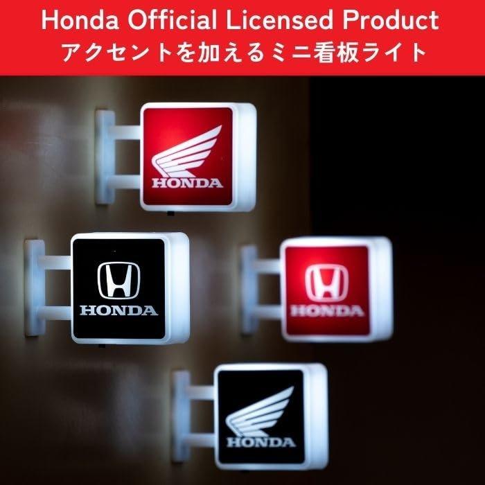 Mukojima Honda Official Licensed Mini Magnet LED Wing RD Red MH-004 Light-Up Sign for Garage Toolbox Locker Refrigerator