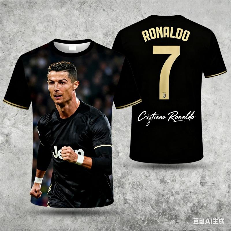 Ronaldo 7 ChatGPT AI Football Jersey Fan Edition Soccer Training Tops For Adults Summer Comfortable Casual Sportswear