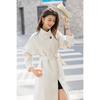 Mokaona Women's Elegant Mid-Length Long-Sleeve Trench Coat MKNJD3888