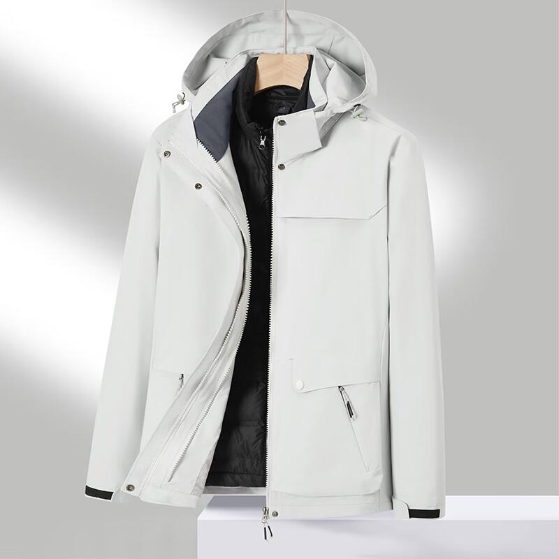 Fengxun Unisex 3-in-1 Down-Lined Outdoor Jacket FXHR7018-1