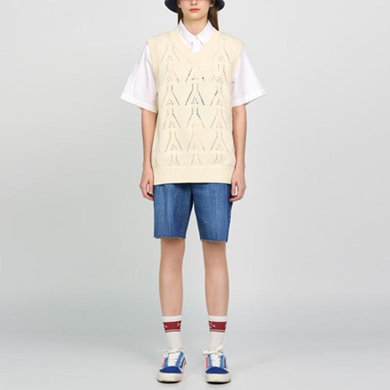 Acme De La Vie/ADLV 22 Vest Unisex Cream ADLV-22SS-KNLAPC-CRM