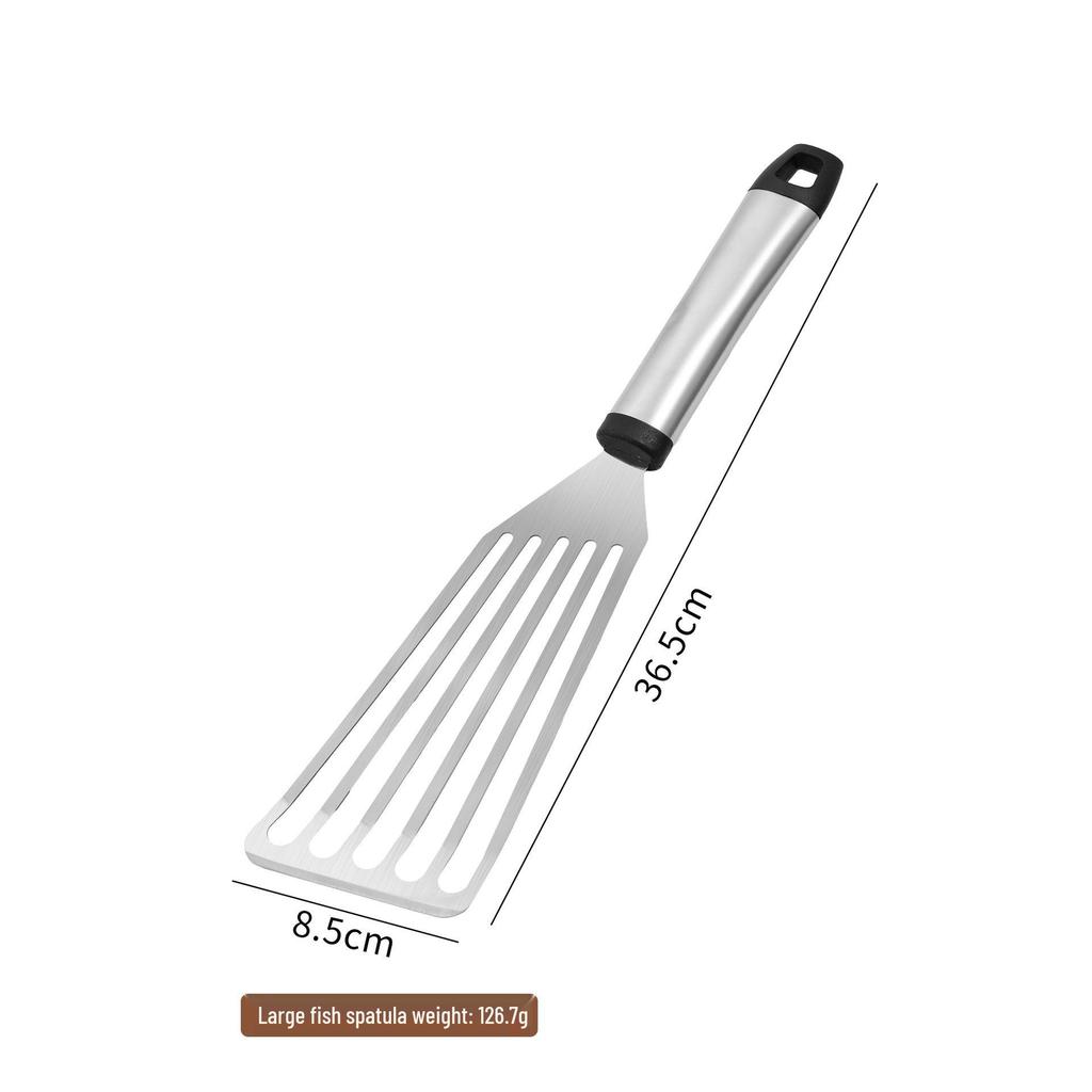 Stainless Steel Multi-Use Spatula for Teppanyaki, Fish, Pancakes, Waffles, Fried Eggs, and BBQ Grilling