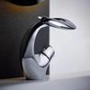 TLXT Creative S-Shaped Waterfall Basin Faucet