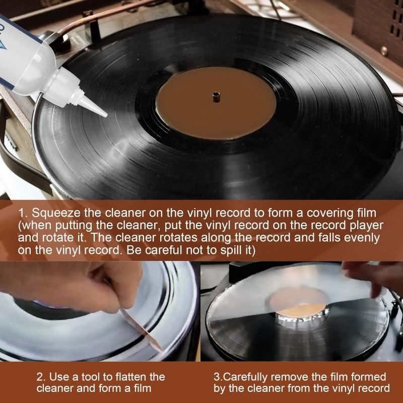 Ouhoe Premium Vinyl Record Cleaning Solution For Deep Dirt Removal And Anti-static Protection