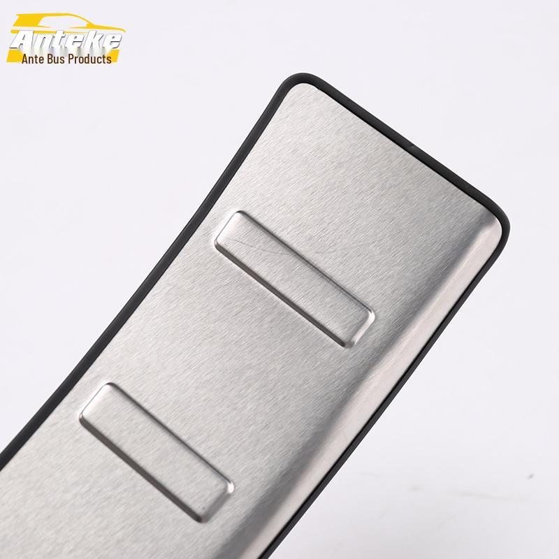 Compatible GM8 Rear Guard Plate: Stainless Steel Trunk Tailgate Bumper Protector for 17 Models