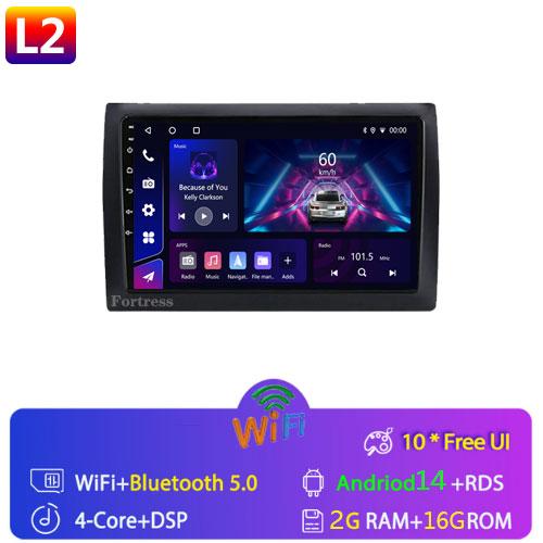 

8 ГБ+128 ГБ 4G Android 13 Радио для Fiat Stilo 2002 2003 2004-2010 Автомобильный стерео Мультимедийный Плеер Carplay Авто GPS навигация 2DIN
