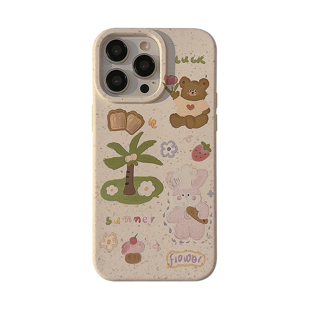Coconut Bear 14ProMax Mobile Case 13 Applicable To 16 Apple IPhone Degradable 12 All Inclusive XR15