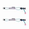 2pcs Belt Design Night Riding Trouser Clip Reflective Road Mountain Biking Pant Band  Riding Use