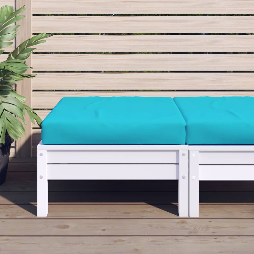 Turquoise Pallet Cushion 60 x 60 x 8 cm Oxford Fabric
