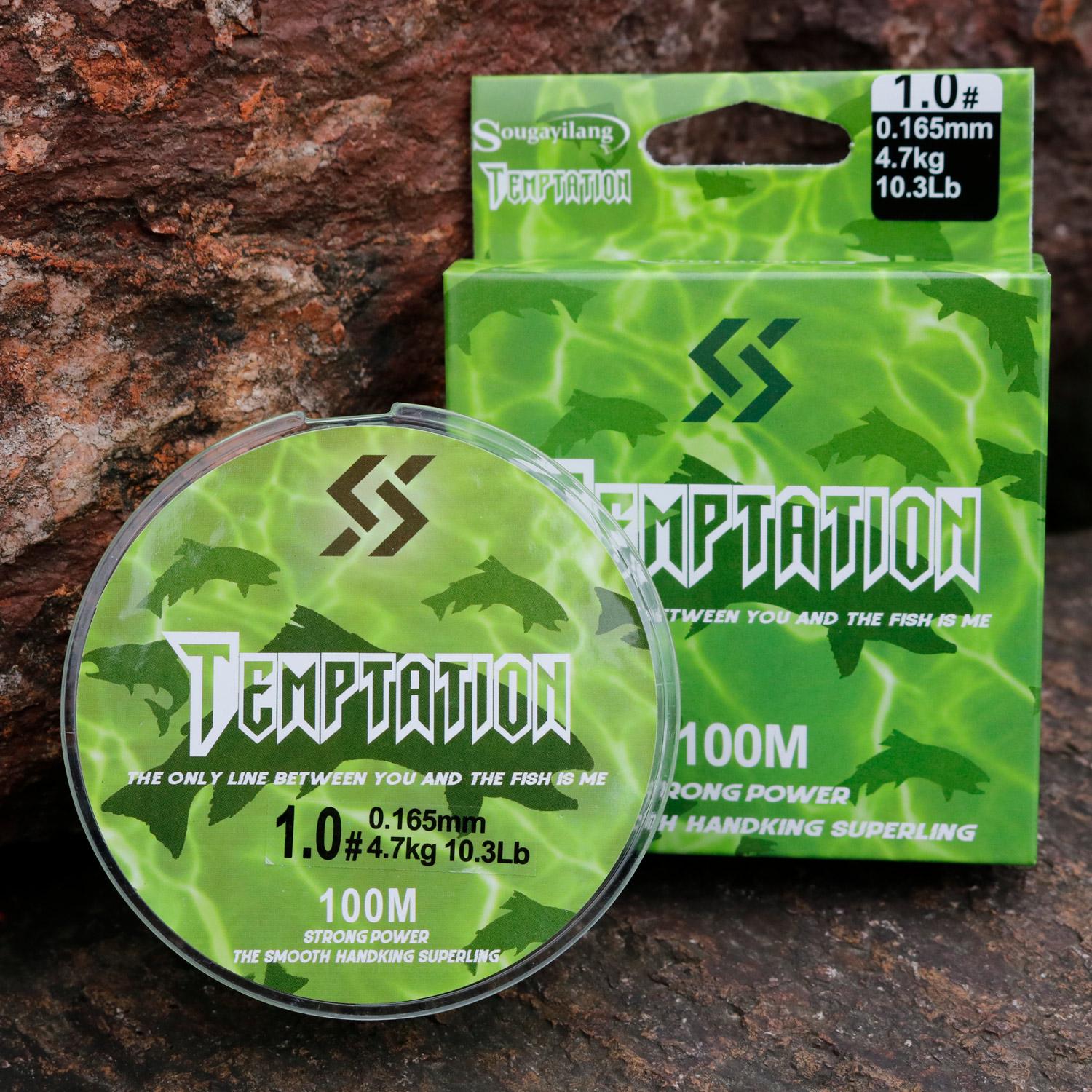 

Рыболовная леска Сверхпрочная и устойчивая к истиранию монолеска - рыболовная леска из превосходного нейлонового материала 1 зелёный