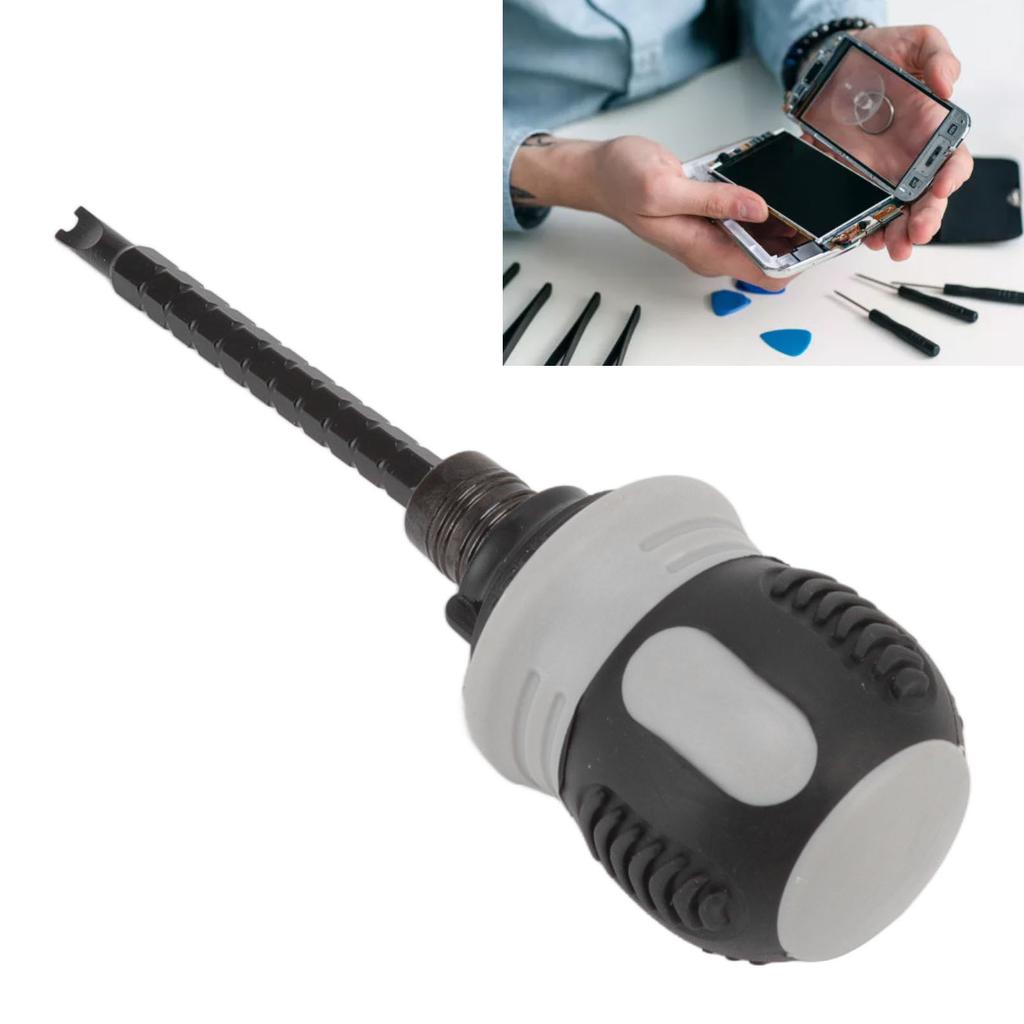  ature Ratchet Screwdriver with 3-Stage Telescopic Handle