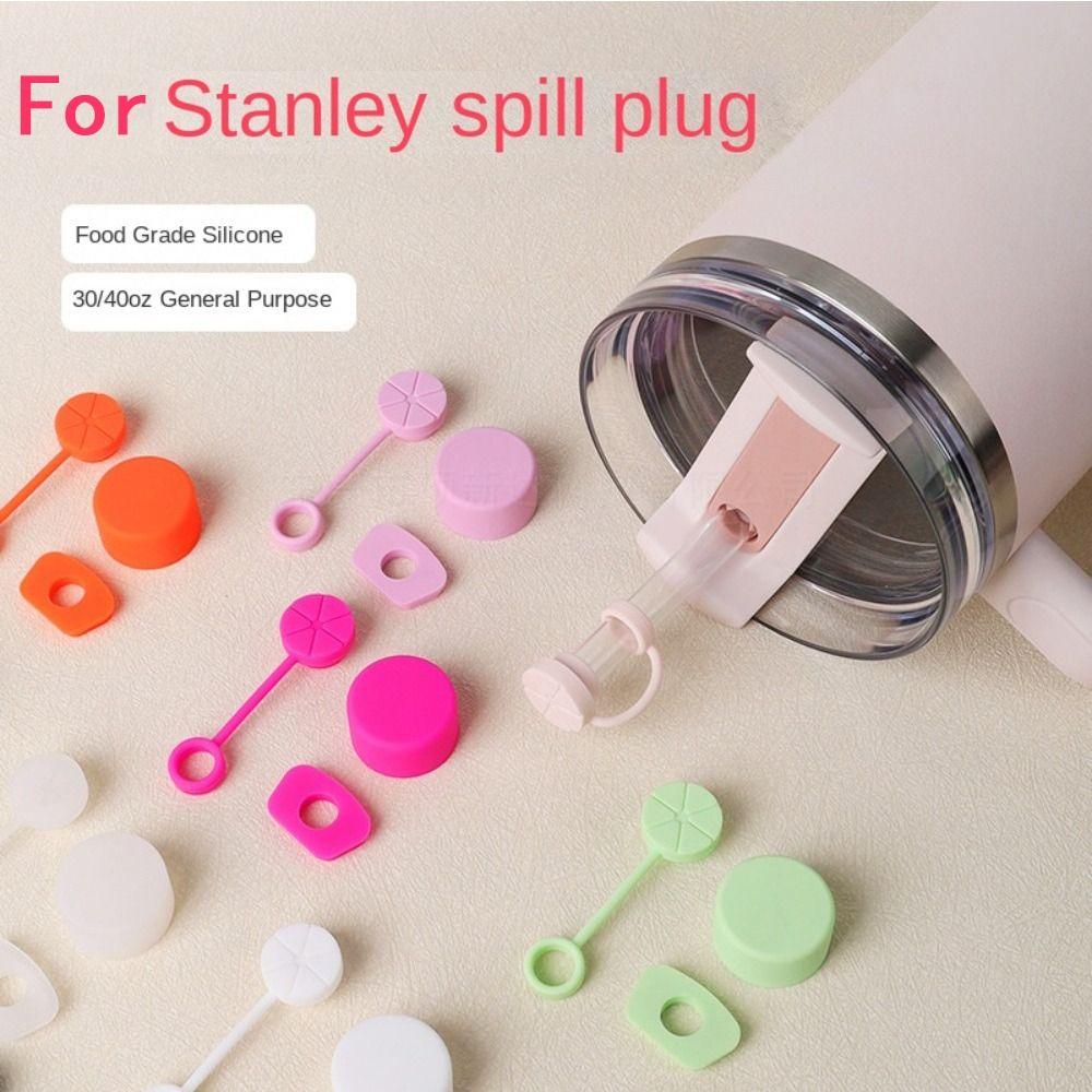 3Pcs/Set Dustproof Straw Cover Cap for Stanley Cup 20/30oz/40oz for Stanley Cup Accessories