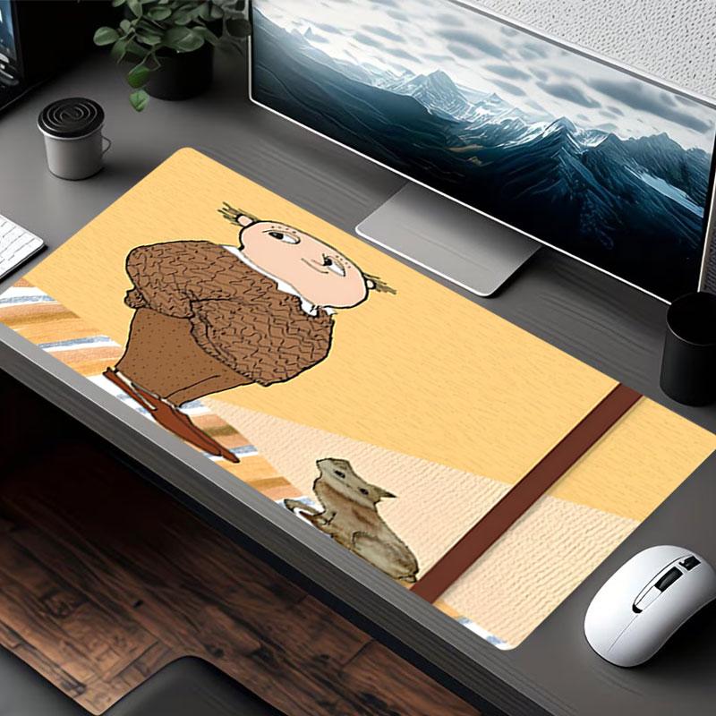 Alfons Aberg Print Mouse Pad, for Keyboard Pad Laptop PC Mat for Office Home Use, Desk Decor, Perfect Birthday Gift for Gamers