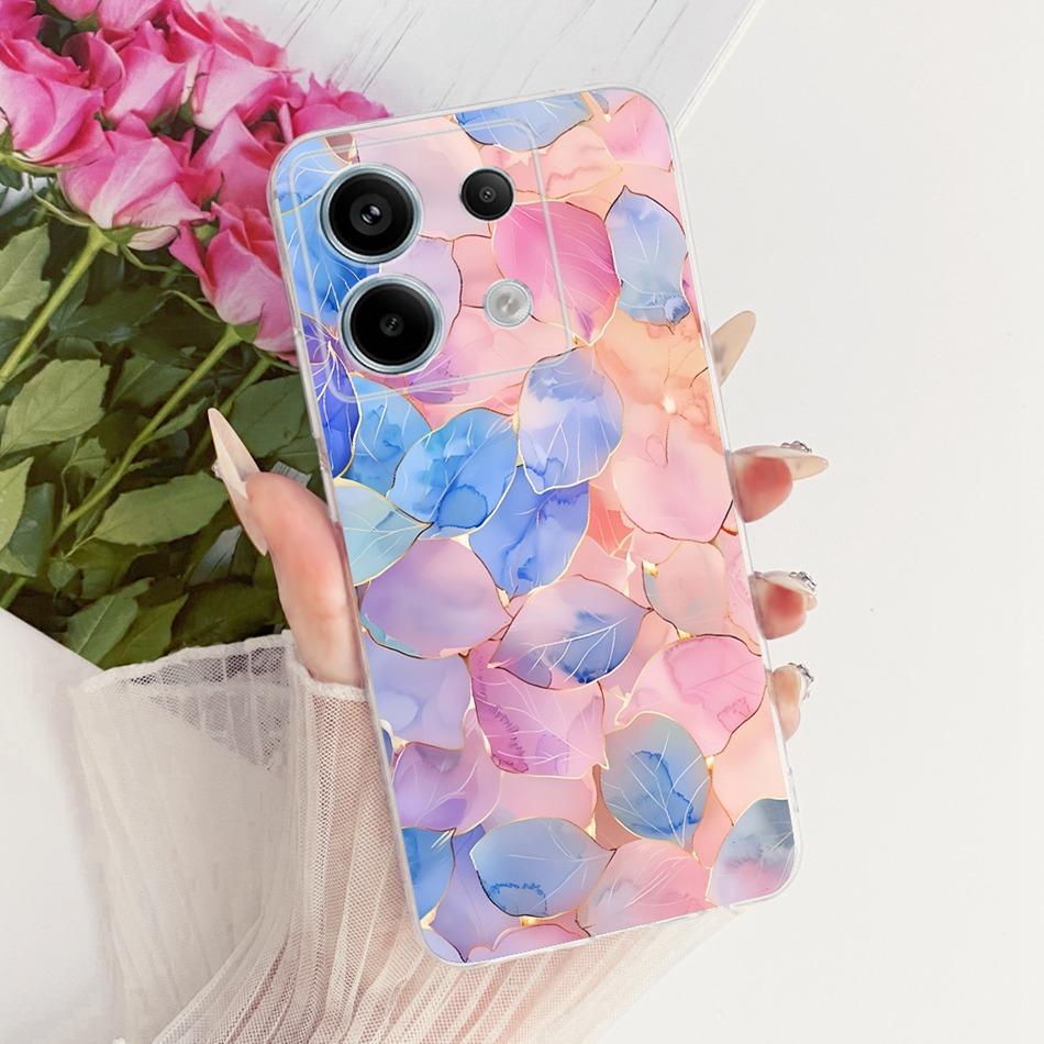 For Xiaomi Poco X6 Pro PocoX6 Cute Flower Butterfly Cat Painted Case For POCO X 6 X6Pro Soft Silicone TPU Phone Cases