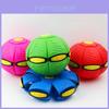 Novo Chegada Bola de Disco Piscante Brinquedo Bola Elástica Quicando Para Alívio de Estresse Interação Pai-filho Material Plástico 25*25*5 Espec