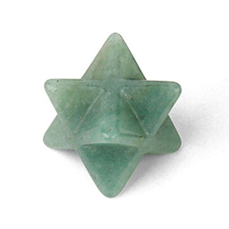 Merkaba Star Crystal Natural Jewelry Meditation Sacred Healing Decoration Energy