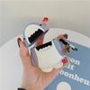 Ins Big White Shark AirPods 4th Generation Pro2nd Generation Protective Cover 3rd Generation Apple Wireless Bluetooth Headset Cover Is Suitable for