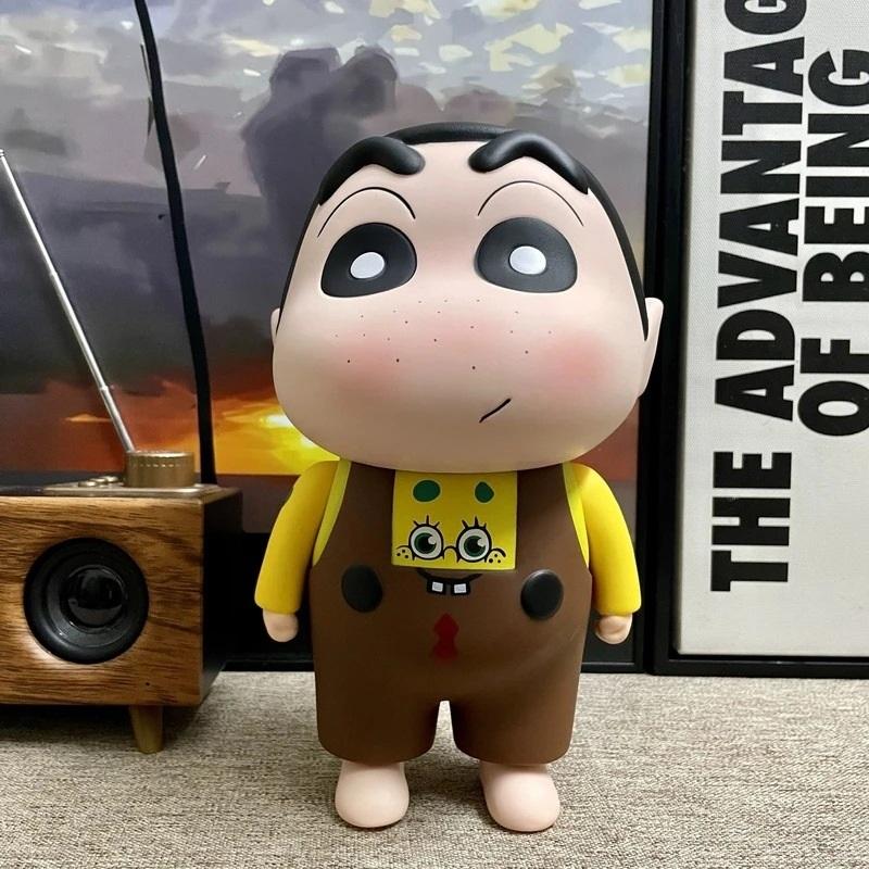 New Crayon Shinchan Cartoon Anime Action Figure Kawaii Desktop Decoration Model Doll Creative Collectible Toy Kids Girls Gifts