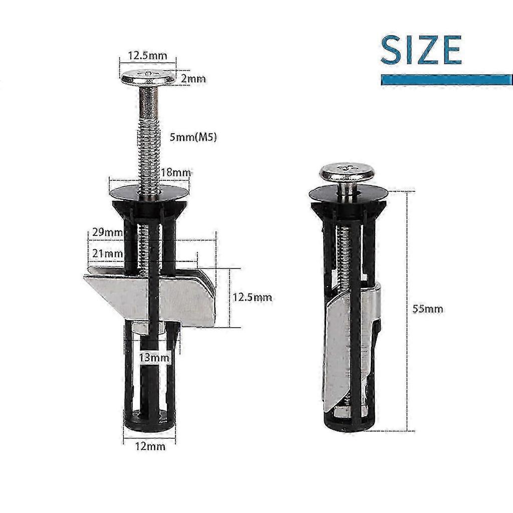 Universal Toilet Seat Bolts and Screws, Toilet Seat Fixing Quick Release Hinge Fitting, Toilet Seat Replacement Kit Easy Installation(2pcs) P202501101
