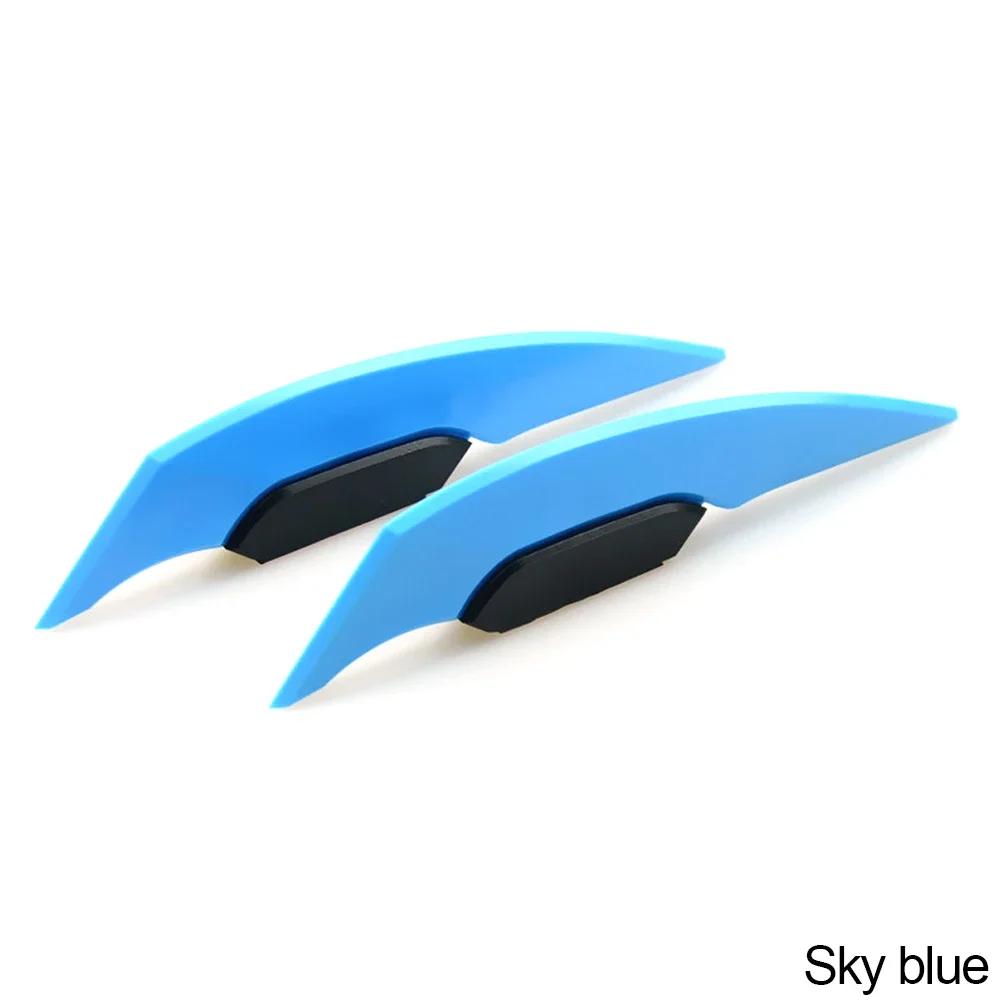 2PCS Motorcycle Front Fairing Winglets 1pair Universal Side Spoilers Dynamic Wing Sticker Motorcycle Winglet Aerodynamic