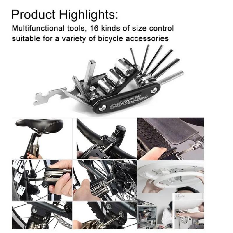 Mountain Bike Portable Socket Multipurpose Wrench Bicycle Multi Tool Screwdriver Motorcycle Bicycle Repair Tools