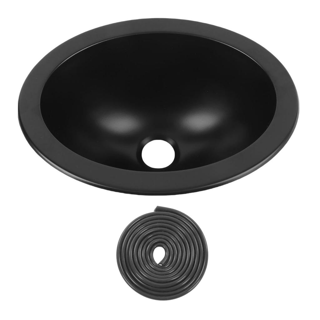 Wohnmobil Rundspüle 11,4 X 8,7 X 4,7 Zoll 304 Edelstahl 1,6 Zoll Abfluss Platzsparend für Wohnmobil Boot