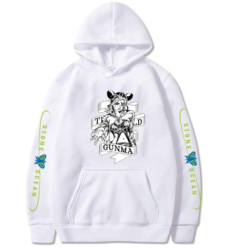 Bizarre Adventure Japanese Animation Hoodies Men Long Sleeve Sweatshirts Women Harajuku Streetwear Sudaderas