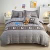 Warm Four-piece Set, Quilt Cover, Bed Linen, Bedding, Single Dormitory Three-piece Set